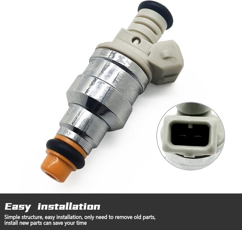 TWDRET Fuel Injector 4PCS - Compatible with Ford Ranger 2.3L-2.5L, Mazda B2500 2.5L, Mercury Topaz 2.3L - Replace F87E-D2A/B, F87E-B2A/B - Image 4